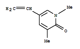 (9CI)-5-乙烯-1,3-二甲基-2(1H)-吡啶酮结构式_380227-98-5结构式