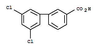 3,5-二氯联苯-3-羧酸结构式_380228-57-9结构式