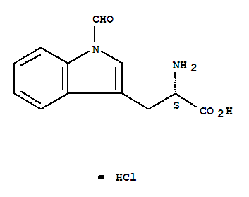 H-l-trp(for)-oh*hcl结构式_38023-86-8结构式 H-l-trp(for)-oh*hcl结构式_38023-86-8结构式
