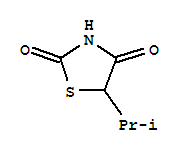 2,4-Thiazolidinedione,5-(1-methylethyl)-(9ci)Structure,3805-26-3Structure 2,4-Thiazolidinedione,5-(1-methylethyl)-(9ci) Structure,3805-26-3Structure