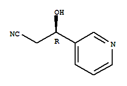 (3R)-3-羟基-3-(3-吡啶基)丙腈结构式_380913-76-8结构式