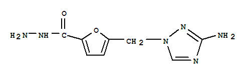 (9Ci)-5-[(3-氨基-1H-1,2,4-噻唑-1-基)甲基]-2-呋喃羧酸肼结构式_381201-04-3结构式