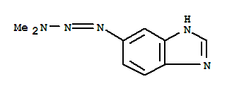 (9Ci)-5-(3,3-二甲基-1-三氮杂烯)-1H-苯并咪唑结构式_381208-72-6结构式
