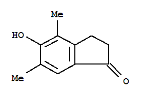 4,6-二甲基-5-羟基-茚满-1-酮结构式_381220-71-9结构式