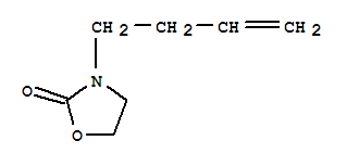 (9Ci)-3-(3-丁烯)-2-噁唑烷酮结构式_381230-95-1结构式