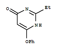 (9ci)-2-乙基-6-苯氧基-4(1H)-嘧啶酮结构式_38249-49-9结构式