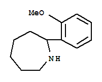 2-(2-甲氧基苯基)-氮杂烷结构式_383129-03-1结构式