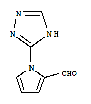 (9Ci)-1-(1H-1,2,4-噻唑-3-基)-1H-吡咯-2-羧醛结构式_383136-37-6结构式