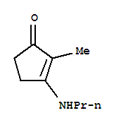 (9Ci)-2-甲基-3-(丙基氨基)-2-环戊烯-1-酮结构式_383885-23-2结构式