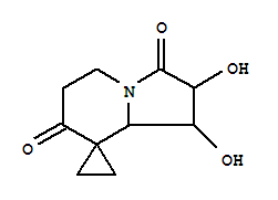 (9CI)-二氢-1,2-二羟基-螺[环丙烷-1,8(5H)-吲哚嗪]-3,7(2H,6H)-二酮结构式_383909-08-8结构式