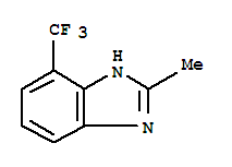 (9ci)-2-甲基-4-(三氟甲基)-1H-苯并咪唑结构式_384-32-7结构式