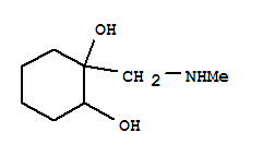 (9Ci)-1-[(甲基氨基)甲基]-1,2-环己烷二醇结构式_384812-33-3结构式