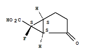 6-氟-2-氧代双环[3.1.0]己烷-6-羧酸结构式_385368-06-9结构式