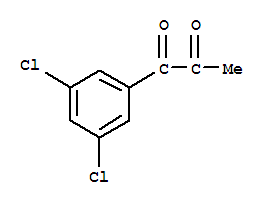 1-(3,5-二氯苯基)丙烷-1,2-二酮结构式_386715-49-7结构式