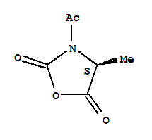 (4S)-(9Ci)-3-乙酰基-4-甲基-2,5-噁唑啉二酮结构式_386767-18-6结构式