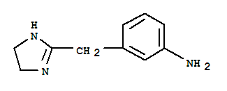 3-[(4,5-二氢-1H-咪唑-2-基)甲基]-苯胺结构式_387864-94-0结构式