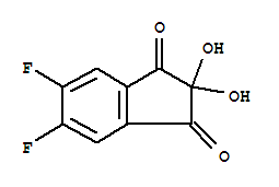(9ci)-5,6-二氟-2,2-二羟基-1H-茚-1,3(2H)-二酮结构式_387878-37-7结构式