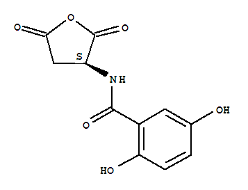 (9ci)-2,5-二羟基-n-[(3s)-四氢-2,5-二氧代-3-呋喃]-苯甲酰胺结构式_388094-73-3结构式