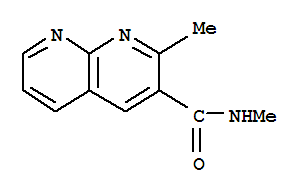 (9ci)-n,2-二甲基-1,8-萘啶-3-羧酰胺结构式_388565-46-6结构式