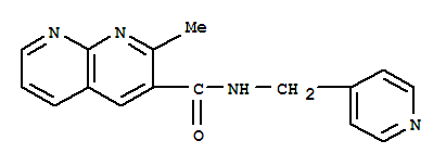 (9ci)-2-甲基-n-(4-吡啶甲基)-1,8-萘啶-3-羧酰胺结构式_388565-49-9结构式