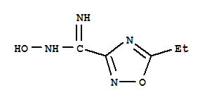 5-乙基-n-羟基-1,2,4-噁二唑-3-羧酰胺结构式_388629-93-4结构式