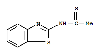 (9ci)-n-2-苯并噻唑-乙烷硫代酰胺结构式_38912-41-3结构式