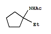 (6ci,7ci,8ci,9ci)-n-(1-乙基环戊基)-乙酰胺结构式_3896-31-9结构式