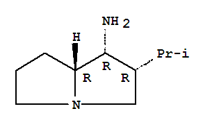(1R,2R,7aR)-2-异丙基六氢-1H-吡咯里嗪-1-胺结构式_389621-34-5结构式