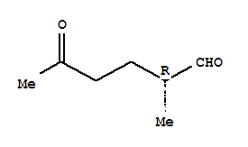 (2r)-(9ci)-2-甲基-5-氧代-己醛结构式_389837-65-4结构式
