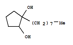 1,2-Cyclopentanediol ,1-octyl-(9ci) Structure