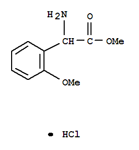 氨基-(2-甲氧基-苯基)-乙酸甲酯盐酸盐结构式_390815-44-8结构式