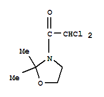 (9ci)-3-(二氯乙酰基)-2,2-二甲基-噁唑啉结构式_39089-45-7结构式