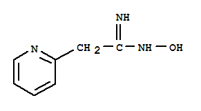 N-羟基-2-吡啶-2-基-乙脒结构式_39102-29-9结构式