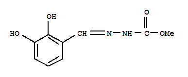 (9Ci)-[(2,3-二羟基苯基)亚甲基]-肼羧酸甲酯结构式_391254-08-3结构式