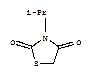 (9Ci)-3-(1-甲基乙基)-2,4-噻唑烷二酮结构式_39137-26-3结构式