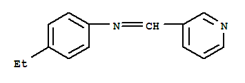 (9ci)-4-乙基-n-(3-吡啶亚甲基)-苯胺结构式_391608-80-3结构式