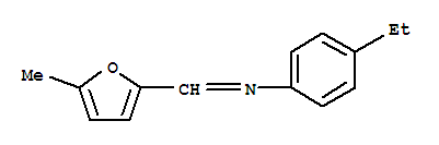 (9ci)-4-乙基-n-[(5-甲基-2-呋喃)亚甲基]-苯胺结构式_391609-27-1结构式