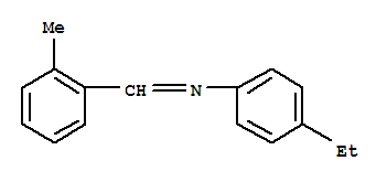 (9ci)-4-乙基-n-[(2-甲基苯基)亚甲基]-苯胺结构式_391609-50-0结构式