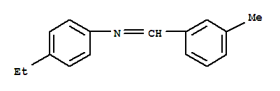 (9ci)-4-乙基-n-[(3-甲基苯基)亚甲基]-苯胺结构式_391609-56-6结构式