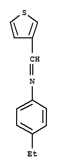 (9ci)-4-乙基-n-(3-噻吩亚甲基)-苯胺结构式_391609-58-8结构式
