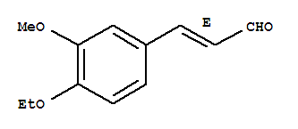 (2E)-3-(4-乙氧基-3-甲氧基苯基)丙烯醛结构式_391895-46-8结构式