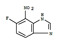 (9ci)-5-氟-4-硝基-1H-苯并咪唑结构式_391906-61-9结构式