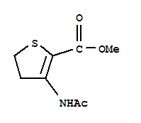(9ci)-3-(乙酰基氨基)-4,5-二氢-2-噻吩羧酸甲酯结构式_392242-85-2结构式