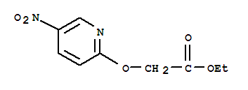 (5-硝基-吡啶-2-基氧基)-乙酸乙酯结构式_392670-15-4结构式