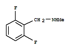 (9ci)-2,6-二氟-n-甲基-苯甲胺结构式_392691-62-2结构式
