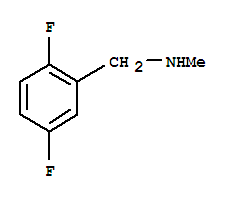 (9ci)-2,5-二氟-n-甲基-苯甲胺结构式_392691-70-2结构式