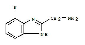 (9ci)-4-氟-1H-苯并咪唑-2-甲胺结构式_394223-23-5结构式