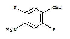 2,5-二氟-4-甲氧基苯胺结构式_394223-61-1结构式