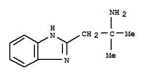 (9ci)-alpha,alpha-二甲基-1H-苯并咪唑-2-乙胺结构式_39650-66-3结构式