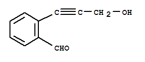 (9Ci)-2-(3-羟基-1-丙炔)-苯甲醛结构式_396717-19-4结构式